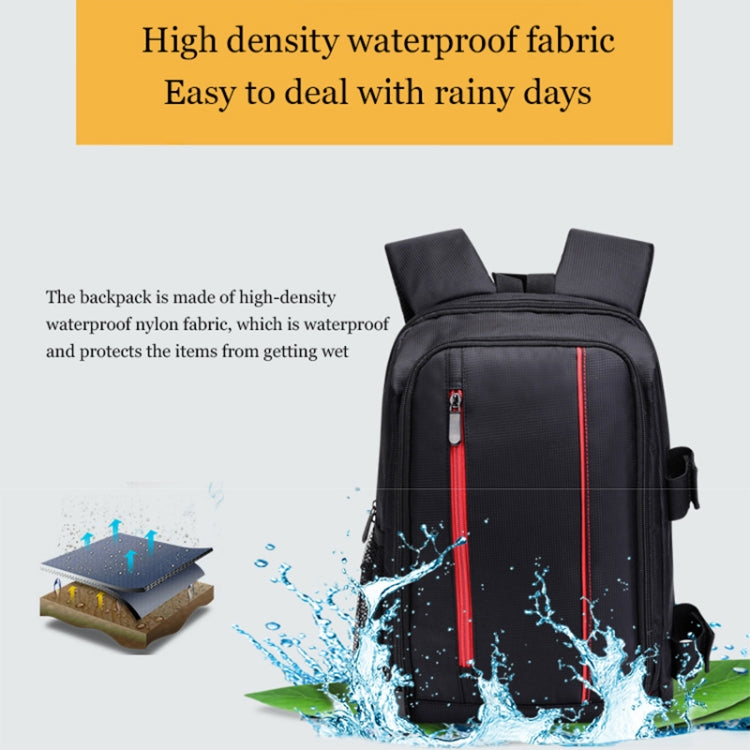 Outdoor Camera Backpack Waterproof Photography Camera Shoulders Bag, Size:33.5x25.5x15.5cm(Red) - Backpack by buy2fix | Online Shopping UK | buy2fix