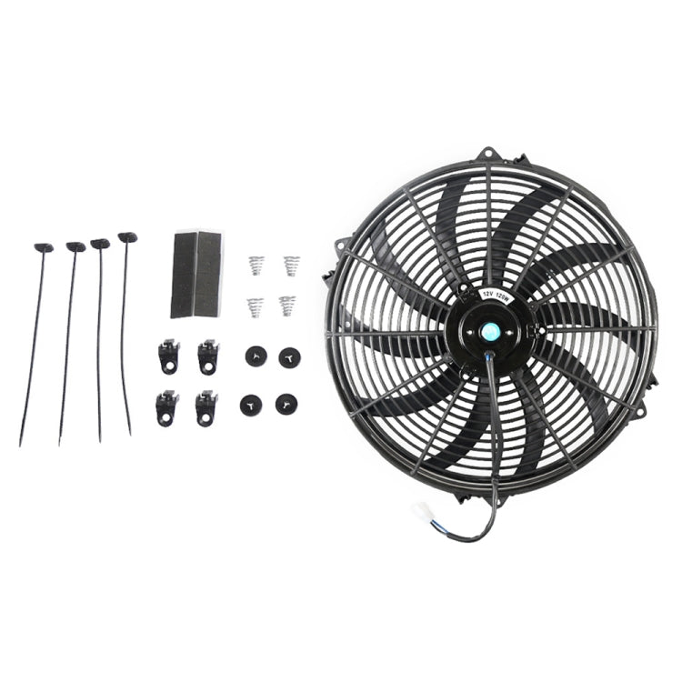 16 inch 12V 80W Car Powerful Transmission Oil Cooling Fan with Mounting Accessorie - In Car by buy2fix | Online Shopping UK | buy2fix