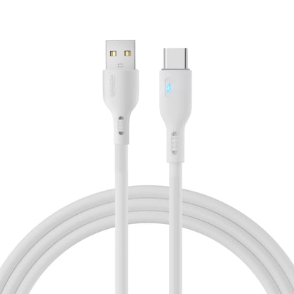 JOYROOM S-UC027A13 3A USB to USB-C / Type-C Fast Charging Data Cable, Length:2m(White) -  by JOYROOM | Online Shopping UK | buy2fix