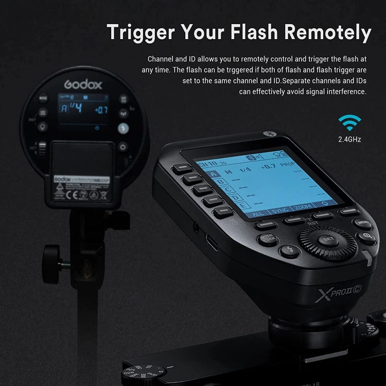 Godox XPro II TTL Wireless Flash Trigger For Leica(Black) - Wireless Flash Trigger by Godox | Online Shopping UK | buy2fix