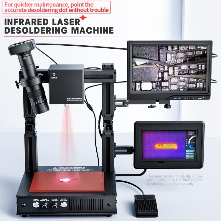 Mega-idea Intelligent Infrared Laser Desoldering Machine, Model:With Microscope Set(EU Plug) - Repair & Spare Parts by QIANLI | Online Shopping UK | buy2fix