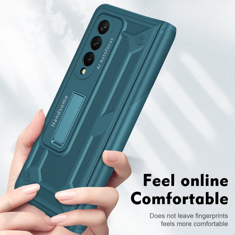 For Samsung Galaxy Z Fold4 5G integrated Shockproof Phone Case with Hinge(Green) - Galaxy Z Fold4 5G Cases by buy2fix | Online Shopping UK | buy2fix