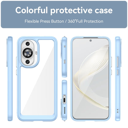 For Huawei Nova 11 Colorful Series Acrylic + TPU Phone Case(Blue) - Huawei Cases by buy2fix | Online Shopping UK | buy2fix