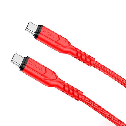 hoco X59 Victory 60W USB-C / Type-C to USB-C / Type-C Charging Data Dable, Length:2m(Red) -  by hoco | Online Shopping UK | buy2fix