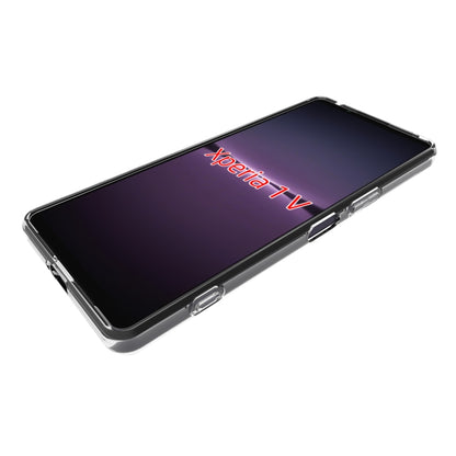 For Sony Xperia 1 V Waterproof Texture TPU Phone Case(Transparent) - Sony Cases by buy2fix | Online Shopping UK | buy2fix