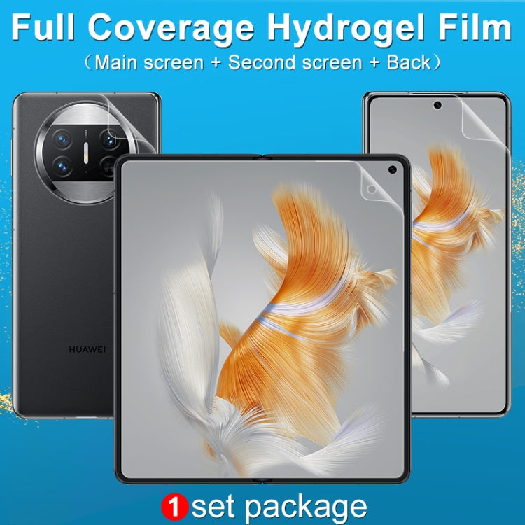 For Huawei Mate X3 imak Full Screen Hydrogel Film Outer Screen + Back + Inner Screen Protector Set - For Huawei by imak | Online Shopping UK | buy2fix