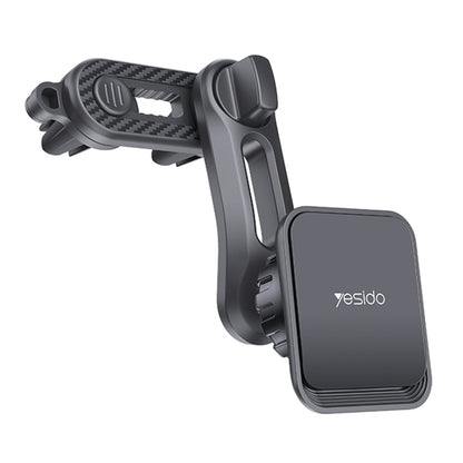 Yesido C106 Car Air Outlet Dual Clip Magsafe Magnetic Phone Navigation Holder(Black) - Universal Car Holders by Yesido | Online Shopping UK | buy2fix