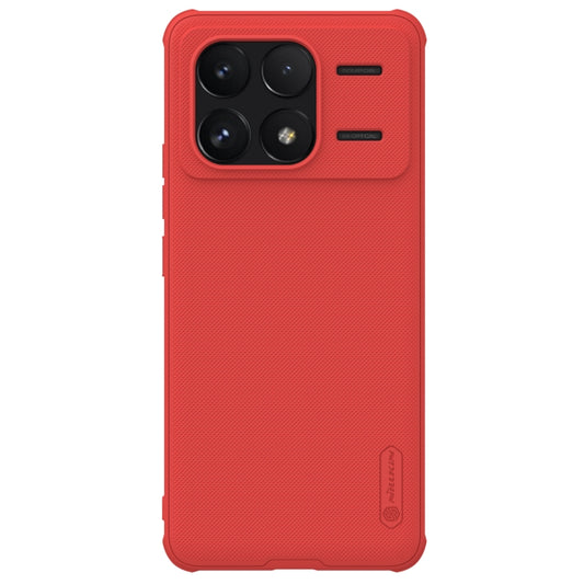 For Xiaomi Redmi K70 / K70 Pro NILLKIN Frosted Shield Pro PC + TPU Phone Case(Red) - Xiaomi Cases by NILLKIN | Online Shopping UK | buy2fix