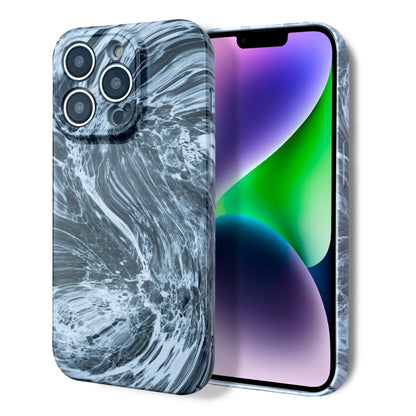 For iPhone XS / X Marble Pattern Phone Case(Black White) - More iPhone Cases by buy2fix | Online Shopping UK | buy2fix