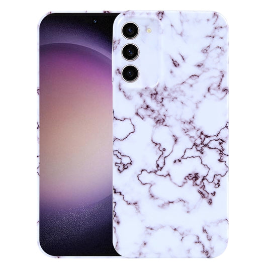 For Samsung Galaxy S23 5G Marble Pattern Phone Case(Red White) - Galaxy S23 5G Cases by buy2fix | Online Shopping UK | buy2fix