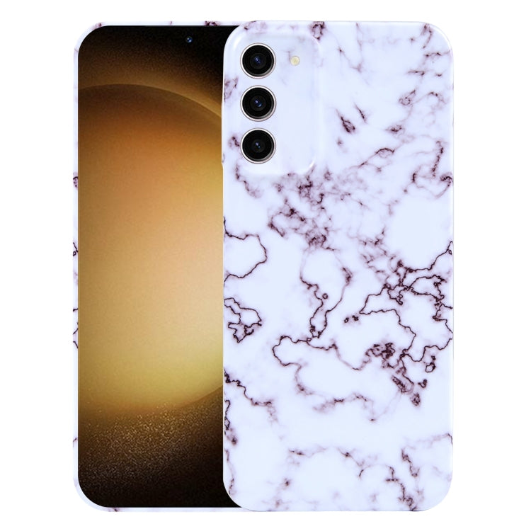 For Samsung Galaxy S23+ 5G Marble Pattern Phone Case(Red White) - Galaxy S23+ 5G Cases by buy2fix | Online Shopping UK | buy2fix