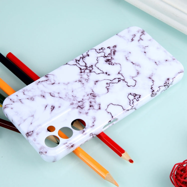 For Samsung Galaxy A34 Marble Pattern Phone Case(Red White) - Galaxy Phone Cases by buy2fix | Online Shopping UK | buy2fix