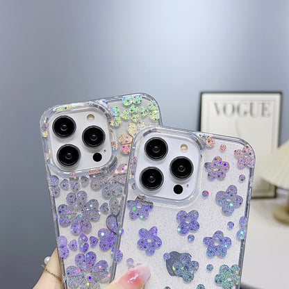 For iPhone 13 Pro Max Little Star Series Glitter Powder TPU Phone Case(Little Rabbit) - iPhone 13 Pro Max Cases by buy2fix | Online Shopping UK | buy2fix