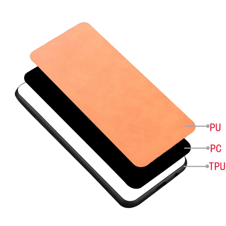 For Xiaomi Redmi Note 12S 4G Sewing Cow Pattern Skin PC + PU + TPU Phone Case(Orange) - Xiaomi Cases by buy2fix | Online Shopping UK | buy2fix