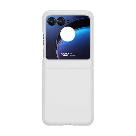 For Motorola Razr 40 Ultra / Moto Razr 2023 Skin Feel PC Phone Case(White) - Motorola Cases by buy2fix | Online Shopping UK | buy2fix