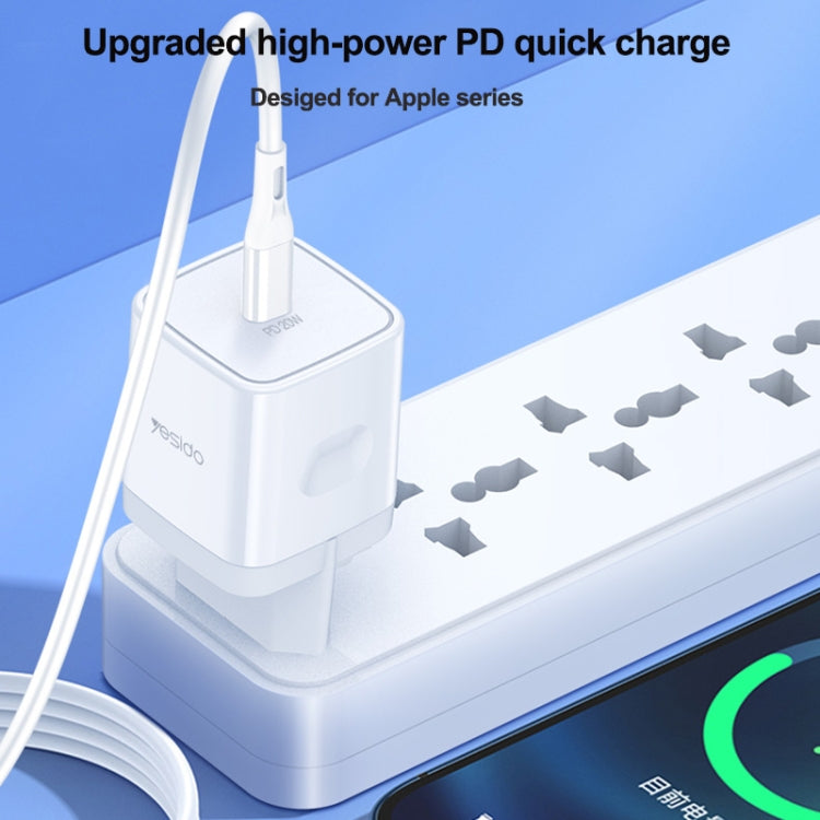 Yesido YC-30 PD 20W Type-C Port Mini Travel Fast Charger(EU Plug) - USB Charger by Yesido | Online Shopping UK | buy2fix