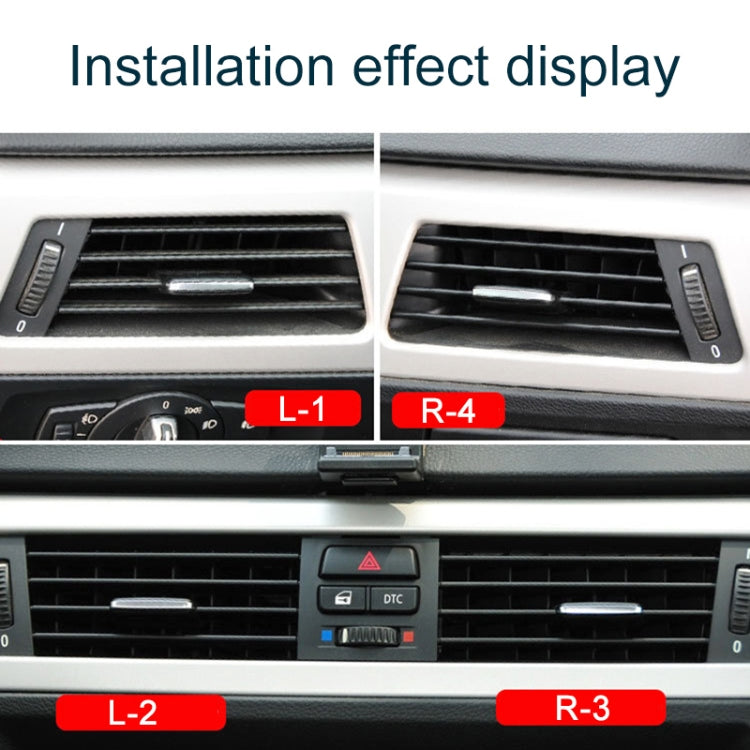 For BMW 3 Series E90 Left Driving Car Air Conditioner Air Outlet Panel 6422 9130 460-R, Style:Grille No. 1 - Air Conditioning System by buy2fix | Online Shopping UK | buy2fix