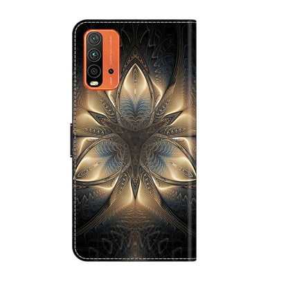 For Xiaomi Redmi 9T Crystal 3D Shockproof Protective Leather Phone Case(Luminous Building) - Xiaomi Cases by buy2fix | Online Shopping UK | buy2fix
