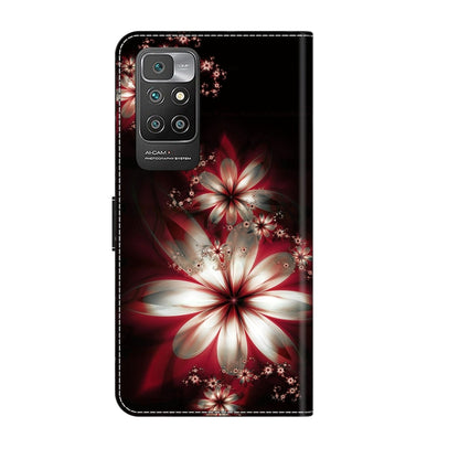 For Xiaomi Redmi 10 Crystal 3D Shockproof Protective Leather Phone Case(Fantastic Flower) - Xiaomi Cases by buy2fix | Online Shopping UK | buy2fix
