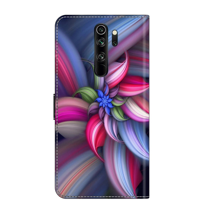 For Xiaomi Redmi Note 8 Pro Crystal 3D Shockproof Protective Leather Phone Case(Colorful Flower) - Xiaomi Cases by buy2fix | Online Shopping UK | buy2fix