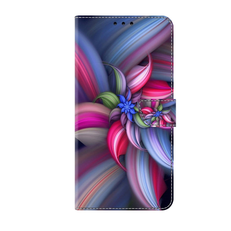 For Xiaomi Redmi Note 12 Pro Global Crystal 3D Shockproof Protective Leather Phone Case(Colorful Flower) - Xiaomi Cases by buy2fix | Online Shopping UK | buy2fix