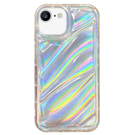 For iPhone SE 2022 /2020 / 8 / 7 Laser Sequin Waves TPU Phone Case(Transparent) - iPhone SE 2022 / 2020 / 8 / 7 Cases by buy2fix | Online Shopping UK | buy2fix