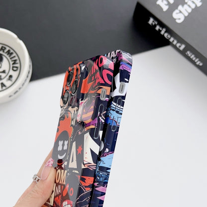 For iPhone XS Max Painted Pattern Precise Hole PC Phone Case(Cute Skull) - More iPhone Cases by buy2fix | Online Shopping UK | buy2fix