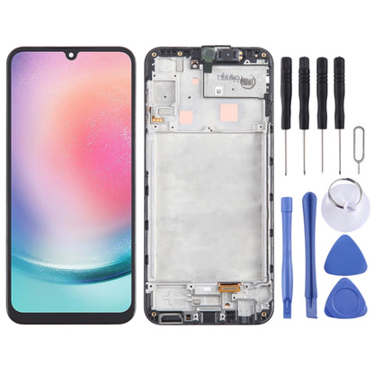 For Samsung Galaxy A24 4G SM-A245F Original LCD Screen Digitizer Full Assembly with Frame - LCD Screen by buy2fix | Online Shopping UK | buy2fix