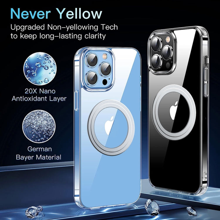 For iPhone 15 Pro Max LK Crystal Clear MagSafe Magnetic Phone Case(Transparent) - iPhone 15 Pro Max Cases by buy2fix | Online Shopping UK | buy2fix