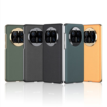 For Huawei Mate 40 GKK Electroplating Leather Surface Phone Case(Carbon Fiber) - Huawei Cases by GKK | Online Shopping UK | buy2fix
