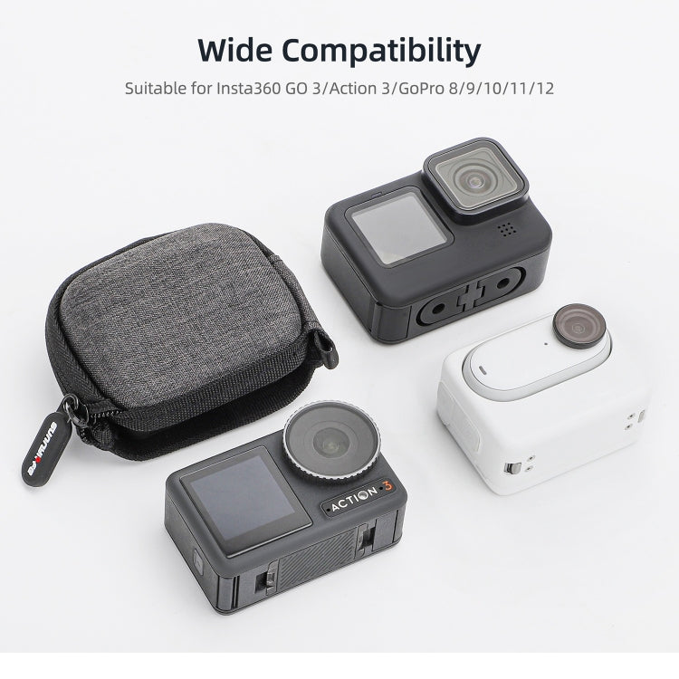 For Insta360 Go 3 Sunnylife Camera Body Portable Storage Box Case(Black) - Case & Bags by Sunnylife | Online Shopping UK | buy2fix