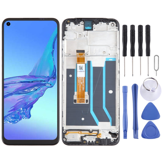 For OPPO A53s 4G OEM LCD Screen Digitizer Full Assembly with Frame - LCD Screen by buy2fix | Online Shopping UK | buy2fix