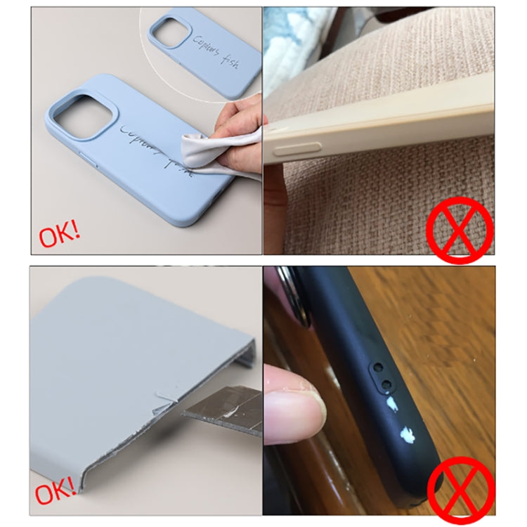 For iPhone 15 Pro Max Pure Color Liquid Silicone Fine Pore Phone Case(Light Brown) - iPhone 15 Pro Max Cases by buy2fix | Online Shopping UK | buy2fix