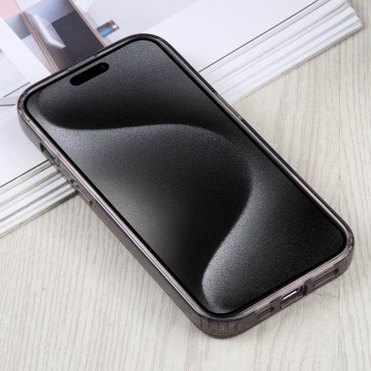 For iPhone 15 Pro GEBEI Acrylic Phone Case(Transparent Black) - iPhone 15 Pro Cases by GEBEI | Online Shopping UK | buy2fix