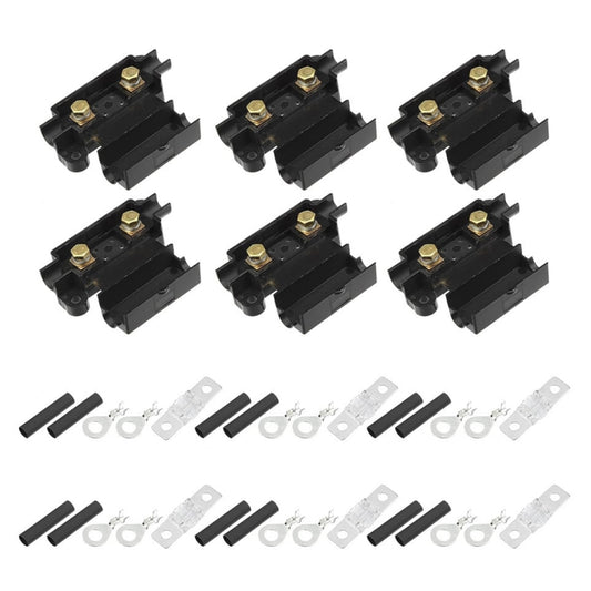 6 in 1 For Dual Battery Systems ANS Car Fuse Holder Fuse Box Kit, Current:50A - Fuse by buy2fix | Online Shopping UK | buy2fix