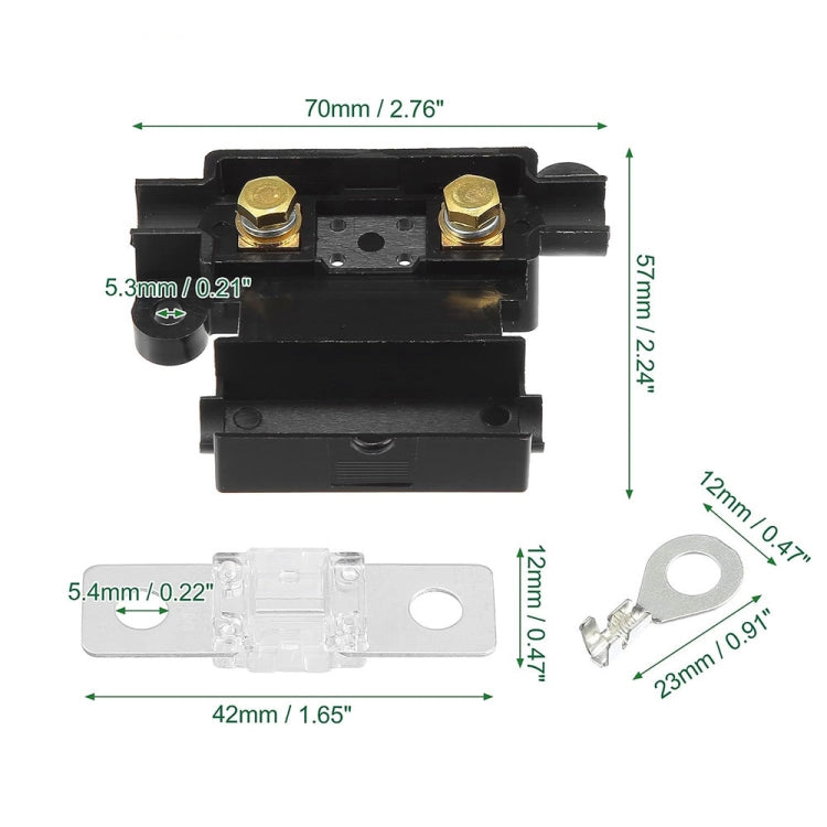 6 in 1 For Dual Battery Systems ANS Car Fuse Holder Fuse Box Kit, Current:50A - Fuse by buy2fix | Online Shopping UK | buy2fix