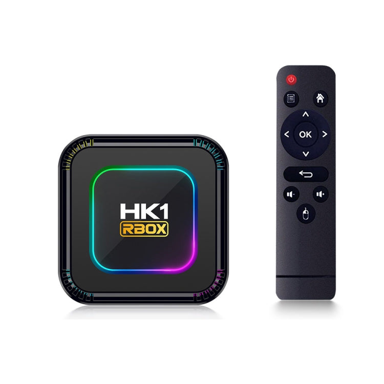 HK1 RBOX K8 8K Android 13.0 Smart TV Box with Remote Control, 4GB+32GB, RK3528 Quad-Core(UK Plug) - Others by buy2fix | Online Shopping UK | buy2fix