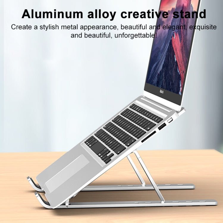 Lenovo Thinkplus Desktop Laptop Folding Holder CT10(Silver) - Laptop Stand by Lenovo | Online Shopping UK | buy2fix