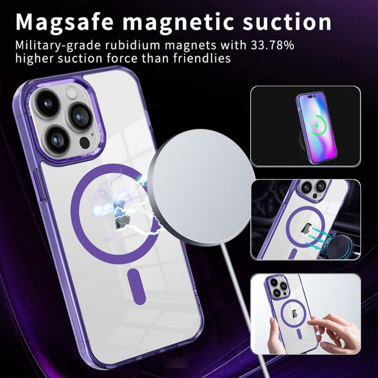 For iPhone 11 Ice Color Magnetic Series PC + Acrylic Magsafe Phone Case(Transparent) - iPhone 11 Cases by buy2fix | Online Shopping UK | buy2fix