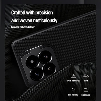 For Xiaomi 14 Pro NILLKIN Textured Prop Lens Protection Holder Nylon Precise Hole Phone Case(Black) - 14 Pro Cases by NILLKIN | Online Shopping UK | buy2fix