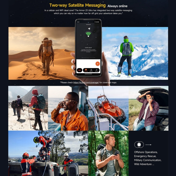 Ulefone Armor 23 Ultra Rugged Phone, 12GB+512GB, 6.78 inch Android 13 MediaTek Dimensity 8020 Octa Core up to 2.6GHz, Network: 5G, NFC, OTG, Satellite Messaging(Elite Black) - Ulefone by Ulefone | Online Shopping UK | buy2fix