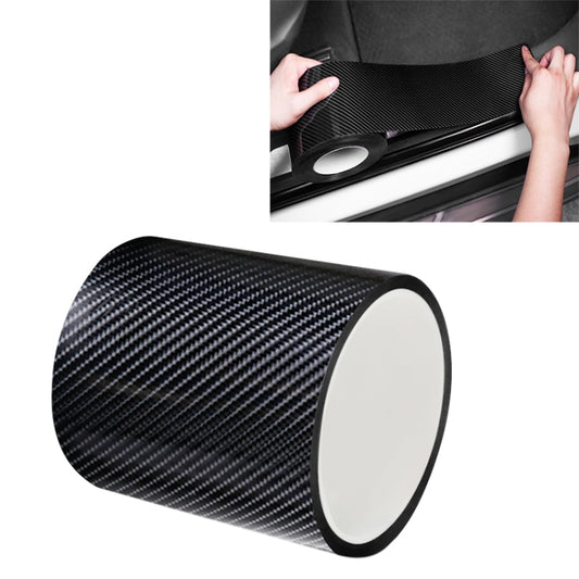 Universal Car Carbon Fiber Door Anti-collision Strip Protection Guards Trims Stickers Tape, Size:10cm x 10m - Anti Collision Sticker by buy2fix | Online Shopping UK | buy2fix