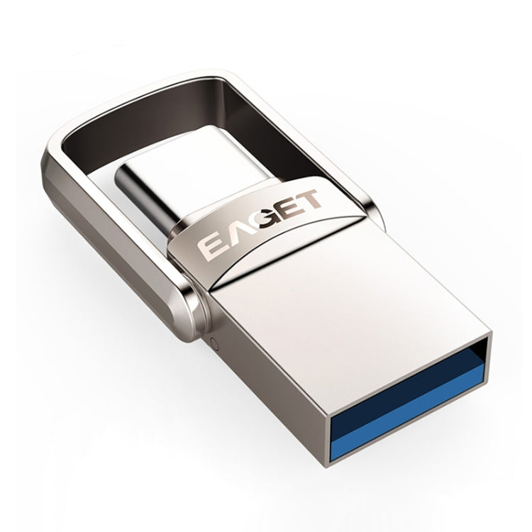 EAGET 128G USB 3.1 + Type-C / USB-C  Interface Metal Twister Flash U Disk, with Micro USB OTG Adapter - USB Flash Drives by EAGET | Online Shopping UK | buy2fix