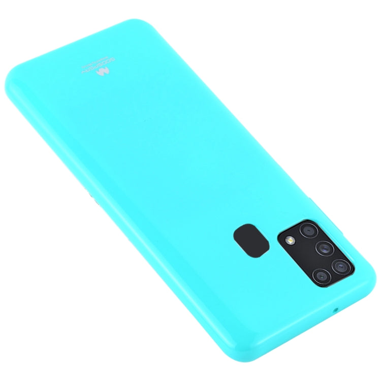 For Samsung Galaxy A21s GOOSPERY JELLY Full Coverage Soft Case(Mint Green) - Samsung Accessories by GOOSPERY | Online Shopping UK | buy2fix