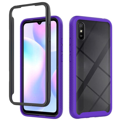 For Xiaomi Redmi 9A Starry Sky Solid Color Series Shockproof PC + TPU Protective Case(Purple) - Xiaomi Accessories by buy2fix | Online Shopping UK | buy2fix