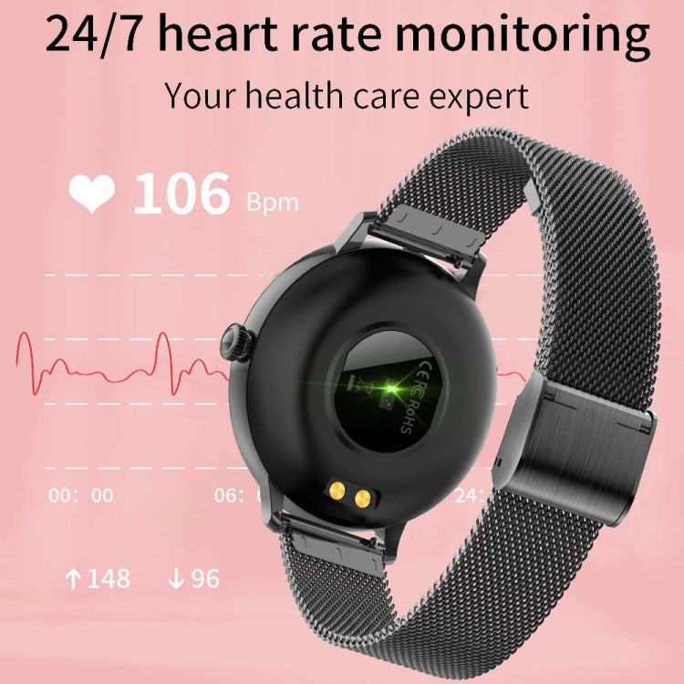 CF80 1.08 inch IPS Color Touch Screen Smart Watch, IP67 Waterproof, Support GPS / Heart Rate Monitor / Sleep Monitor / Blood Pressure Monitoring(Black) - Smart Wear by buy2fix | Online Shopping UK | buy2fix