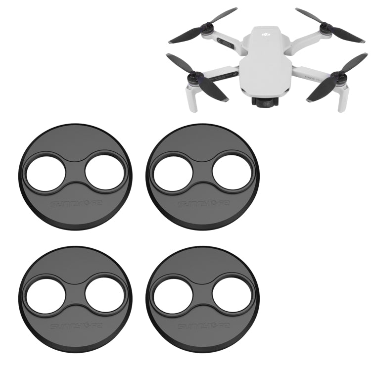 Sunnylife Dust-proof Waterproof Aluminum Alloy Motor Cover for DJI Mini 3 Pro/Mavic Mini/Mini SE(Black) - Others by null | Online Shopping UK | buy2fix