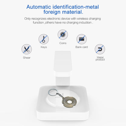 Multi-functional UV Light Disinfection Sterilization Wireless Charger for Phone (White) - Sterilizers by buy2fix | Online Shopping UK | buy2fix
