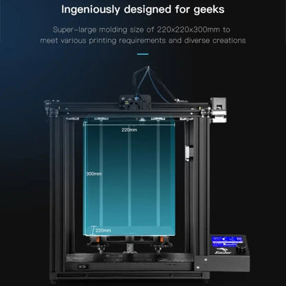 CREALITY Ender-5 Pro Silent Mainboard Double Y-axis DIY 3D Printer, Print Size : 22 x 22 x 30cm, EU Plug - 3D Printer by Creality | Online Shopping UK | buy2fix