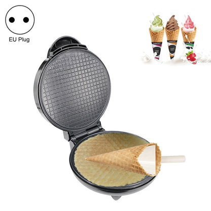 Electric Egg Roll Maker DIY Ice Cream Cone Machine Crispy Omelet Machine Pancake Machine, EU Plug - Home & Garden by buy2fix | Online Shopping UK | buy2fix